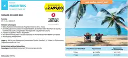 Hofer Reisen BADEN MAURITIUS Angebot