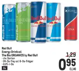 Metro Red Bull Energy Drink od. The Bio ORGANICS by Red Bull Angebot