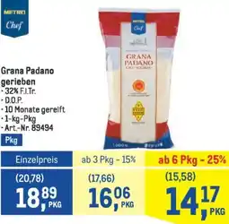 Metro Grana Padano gerieben Angebot