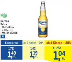 Metro Corona Extra Angebot