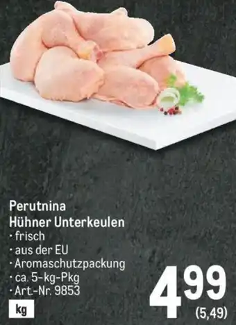 Metro Perutnina Hühner Unterkeulen Angebot