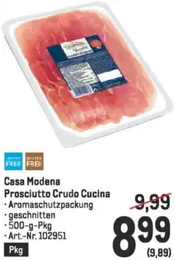 Metro Casa Modena Prosciutto Crudo Cucina Angebot