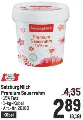 Metro Salzburg Milch Premium Sauerrahm Angebot