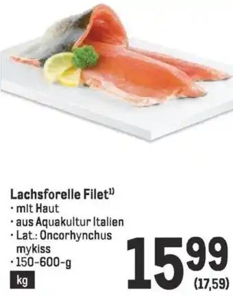 Metro Lachsforelle Filet Angebot