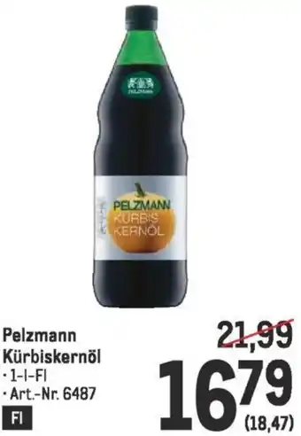 Metro Pelzmann Kürbiskernöl Angebot