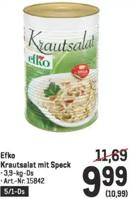Metro Efko Krautsalat mit Speck Angebot
