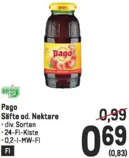 Metro Pago Säfte od. Nektare Angebot