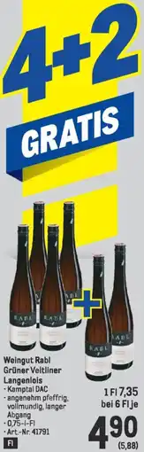 Metro Weingut Rabl Grüner Veltliner Langenlois Angebot