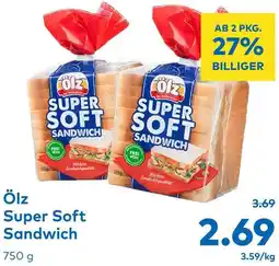 T&G Ölz Super Soft Sandwich 750g Angebot