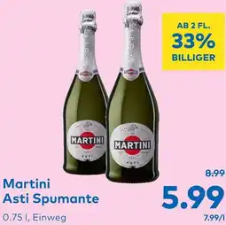T&G Martini Asti Spumante 0.75L Angebot