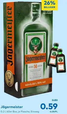 T&G Jägermeister 0.2L Angebot
