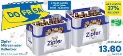 T&G Zipfer Märzen oder Kellerbier 20 x 0.5L Angebot