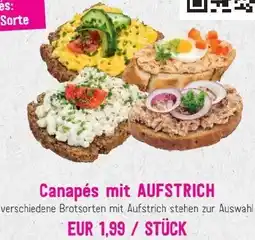 Sutterlüty Canapés mit AUFSTRICH Angebot