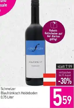 Sutterlüty Schmelzer Blaufränkisch Heideboden 0.75 Liter Angebot