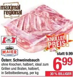 Maximarkt Österr. Schweinebauch Angebot
