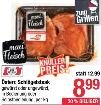 Maximarkt Österr. Schlögelsteak Angebot