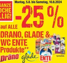 Maximarkt auf ALLE DRANO, GLADE & WC ENTE Produkte Angebot