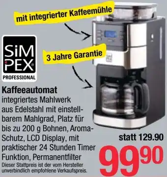 Maximarkt Kaffeeautomat Angebot