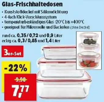 Thomas Philipps Glas-Frischhaltedosen Angebot