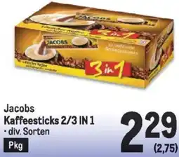 Metro Jacobs Kaffeesticks 2/3 IN 1 Angebot