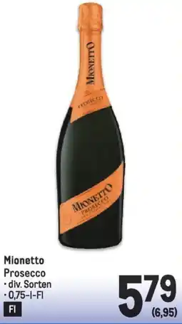Metro Mionetto Prosecco 0.75L Angebot