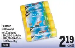 Metro Papstar Müllbeutel mit Zugband Angebot