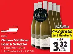 Lidl Grüner Veltliner Löss & Schotter 0.75 Liter Angebot