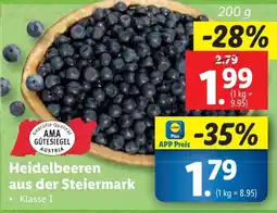 Lidl Heidelbeeren 200g Angebot