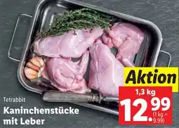 Lidl Kaninchenstücke mit Leber 1.3kg Angebot