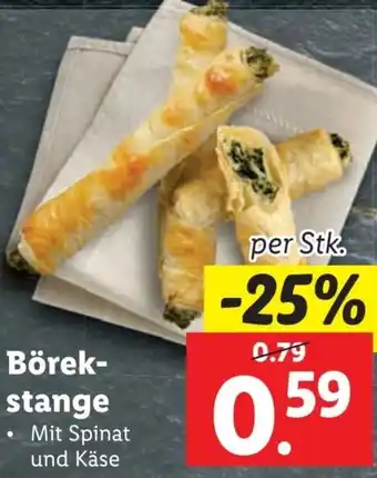 Lidl Börek- stange Angebot