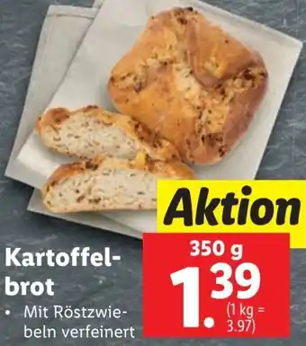 Lidl Kartoffel- brot 350g Angebot