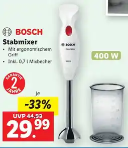 Lidl BOSCH Stabmixer 400W Angebot