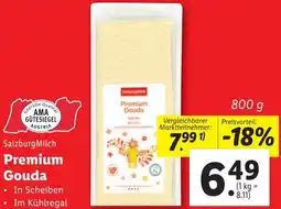 Lidl Premium Gouda 800g Angebot