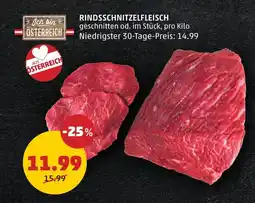 PENNY RINDSSCHNITZELFLEISCH Angebot