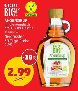 PENNY AHORNSIRUP Angebot