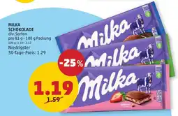 PENNY MILKA SCHOKOLADE Angebot