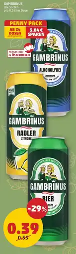 PENNY GAMBRINUS Angebot