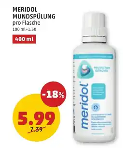 PENNY MERIDOL MUNDSPÜLUNG Angebot