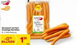 Billa knackige Karotten Angebot