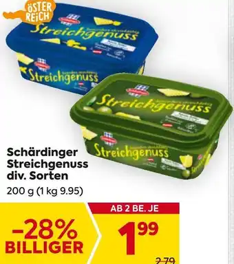 Billa Schärdinger Streichgenuss Angebot