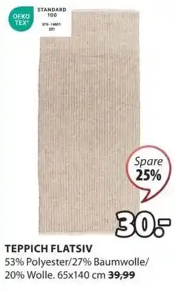 JYSK TEPPICH FLATSIV Angebot
