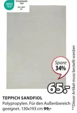 JYSK TEPPICH SANDFIOL Angebot