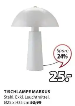 JYSK TISCHLAMPE MARKUS Angebot