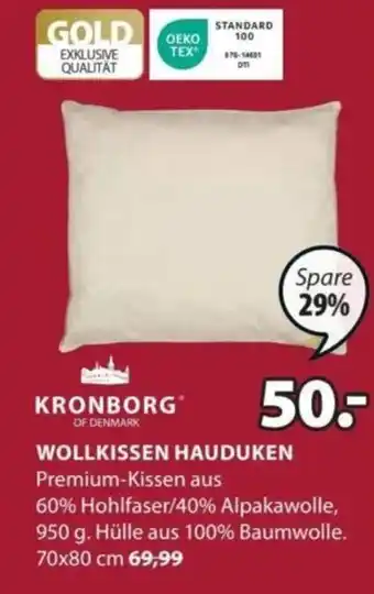 JYSK WOLLKISSEN HAUDUKEN Angebot