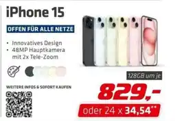 Hartlauer iPhone 15 128GB Angebot