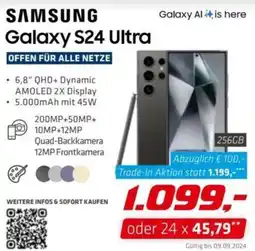 Hartlauer SAMSUNG Galaxy S24 Ultra Angebot