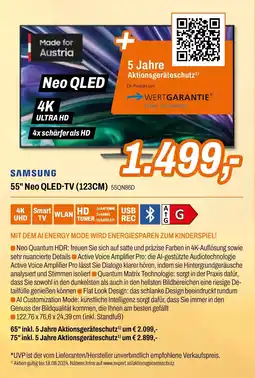 Expert 55" Neo QLED-TV (123CM) Angebot
