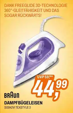 Expert BRAUN DAMPFBÜGELEISEN Angebot