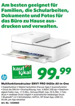EP Multifunktionsdrucker ENVY PRO 6420e All-in-One Angebot