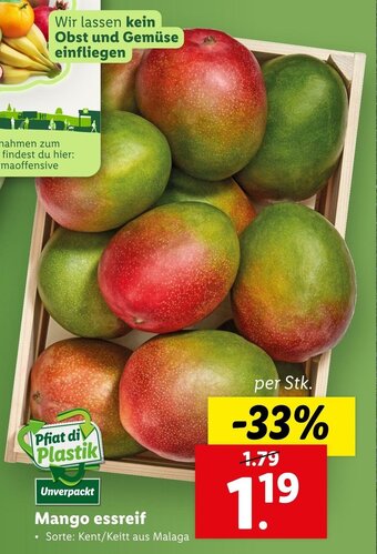 Lidl Mango Essreif Angebot